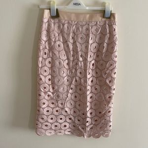 Nissa Pale Pink Skirt Size US 10